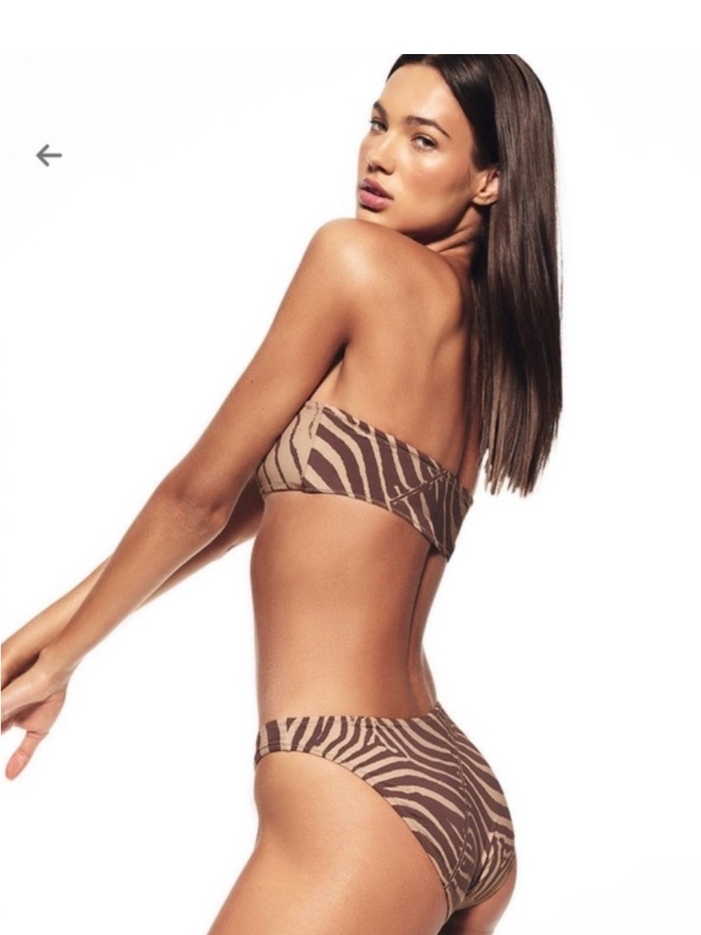 SKIMS x Roberto Cavalli Colab Limited Edition Swim Set!! Small, Zebra - Picture 8 of 11